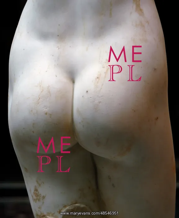 : Roman Art. Marble statue of Aphrodite. Back. Imperial period : Roman Art. Marble statue of Aphrodite. Back. Imperial period