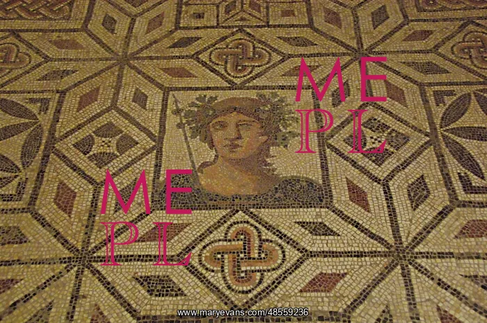 : Roman Art. Spain. Mosaic of Bacchus : Roman Art. Spain. Mosaic of Bacchus