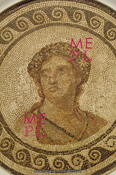 : Roman Art. Spain. Mosaic Spring. 2nd-3rd centuries A.D : Roman Art. Spain. Mosaic Spring. 2nd-3rd centuries A.D