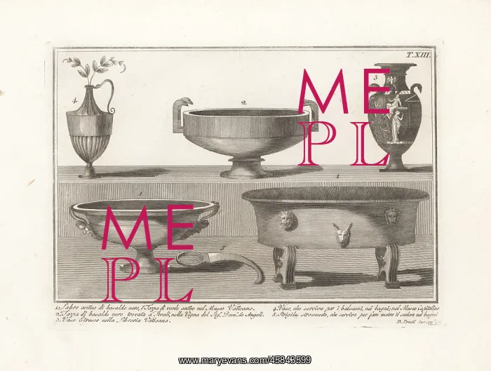 : Roman bath, balm vase and scraper : Roman bath, balm vase and scraper