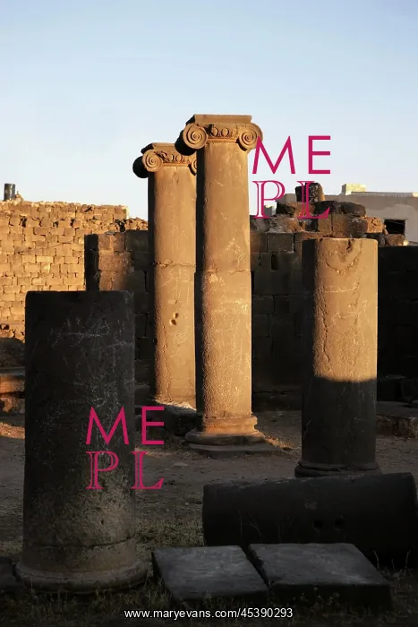 : Roman baths, Bosra, Syria : Roman baths, Bosra, Syria