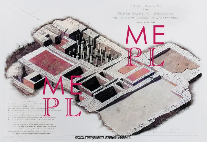: Roman Baths at Wroxeter : Roman Baths at Wroxeter