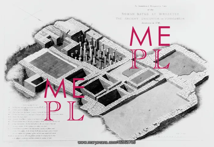 : Roman Baths at Wroxeter : Roman Baths at Wroxeter