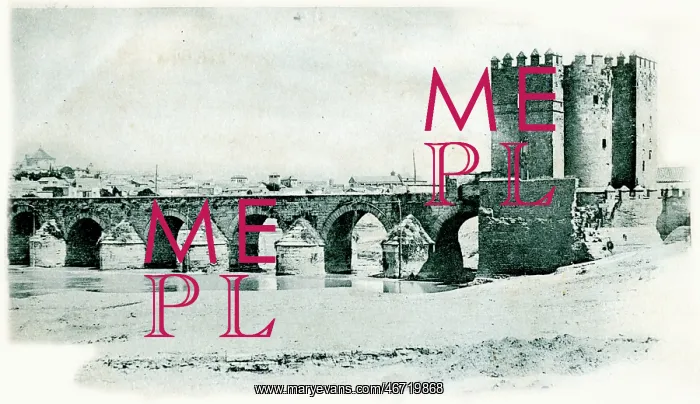 : The Roman Bridge at Cordoba, Spain : The Roman Bridge at Cordoba, Spain