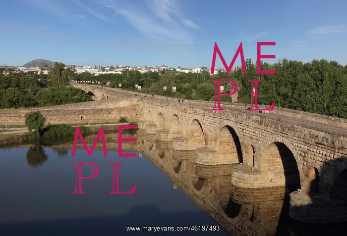 : Roman bridge, Merida, Extremadura, Spain : Roman bridge, Merida, Extremadura, Spain
