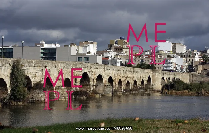 : Roman Bridge, Merida, Spain : Roman Bridge, Merida, Spain