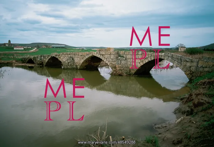: Roman bridge. Spain : Roman bridge. Spain