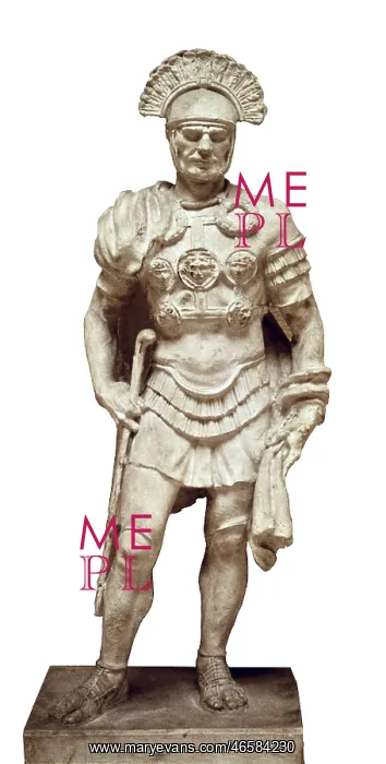 : Roman centurion dressed in parade uniform. Roman : Roman centurion dressed in parade uniform. Roman