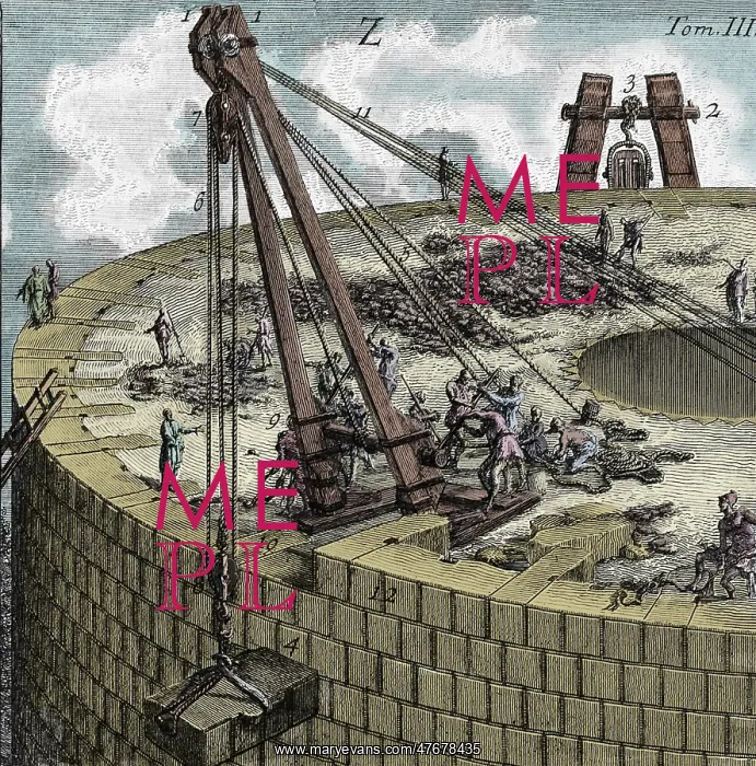: Roman Construction Techniques, Piranesi, 1756 : Roman Construction Techniques, Piranesi, 1756