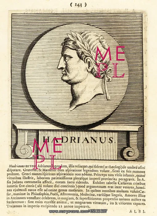 : Roman Emperor Hadrian, Caesar Traianus Hadrianus : Roman Emperor Hadrian, Caesar Traianus Hadrianus