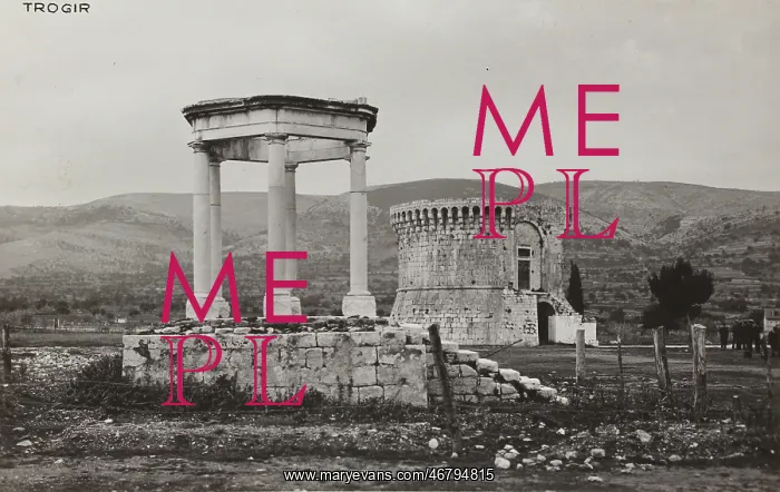  : Roman excavation and tower in Trogir