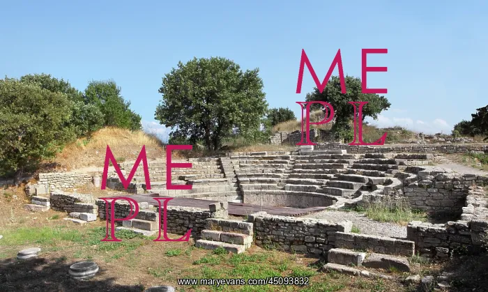 : Roman Odeon, Troy, Turkey : Roman Odeon, Troy, Turkey