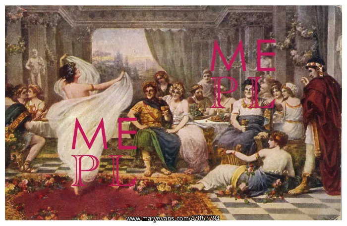 : Roman orgy with dancer : Roman orgy with dancer