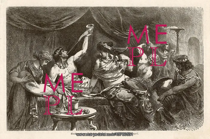 : Roman orgy at the time of the Emperor Claudius : Roman orgy at the time of the Emperor Claudius
