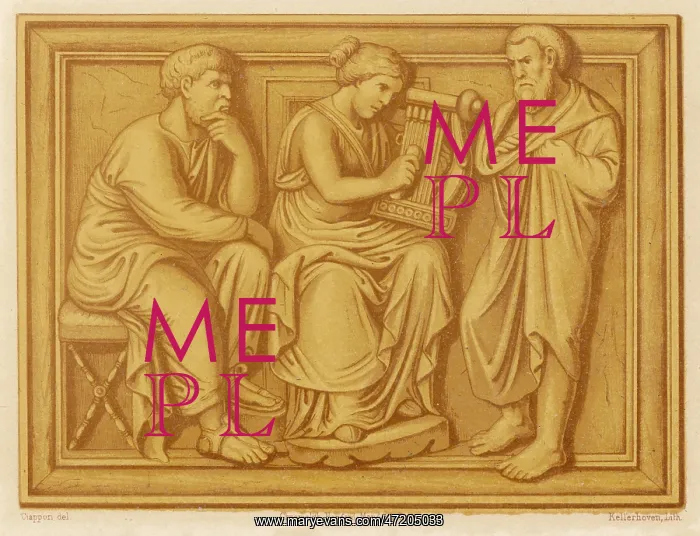 : Roman Playing a Lyre : Roman Playing a Lyre