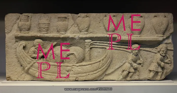 : Roman relief, Musee Lapidaire, Avignon, Provence, France : Roman relief, Musee Lapidaire, Avignon, Provence, France