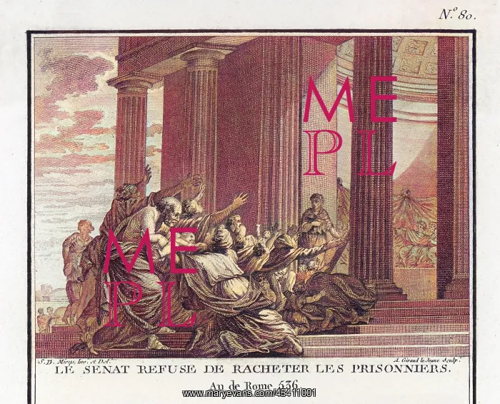 : Roman Senate refuses to ransom prisoners : Roman Senate refuses to ransom prisoners