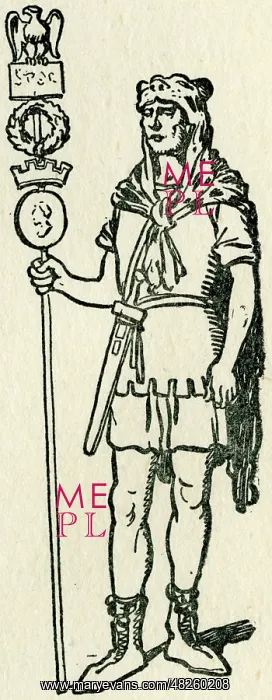 : A Roman Standard-Bearer : A Roman Standard-Bearer