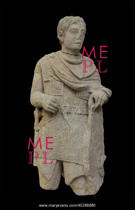 : Roman statue, Musee Lapidaire, Avignon, Provence, France : Roman statue, Musee Lapidaire, Avignon, Provence, France