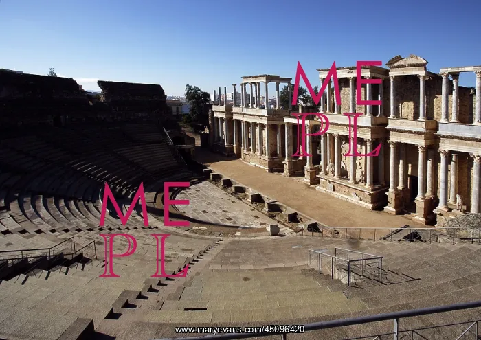 : Roman Theatre, Merida, Spain : Roman Theatre, Merida, Spain