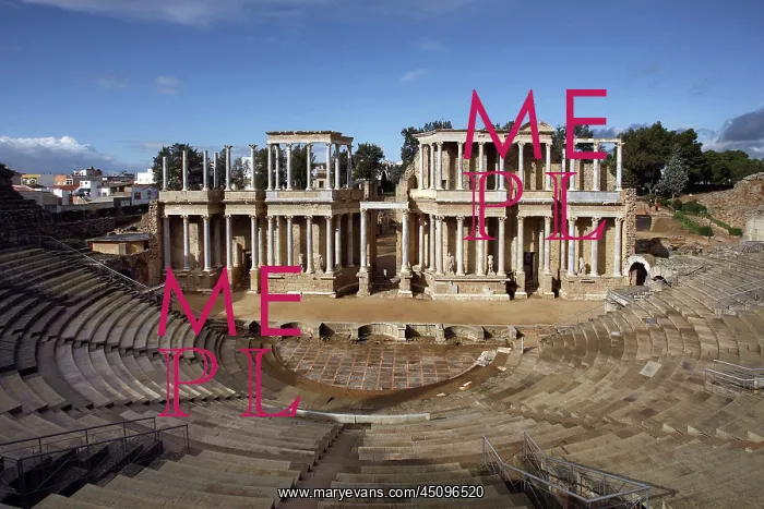 : Roman Theatre, Merida, Spain : Roman Theatre, Merida, Spain