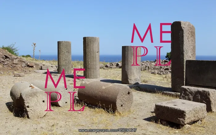 : Roman Thermes, Assos, Turkey : Roman Thermes, Assos, Turkey