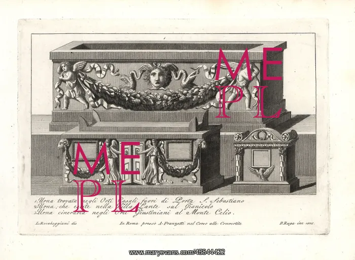 : Roman urns and funeral urn : Roman urns and funeral urn