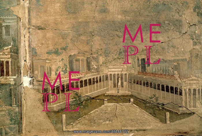  : Roman Villa Landscape Pompeii