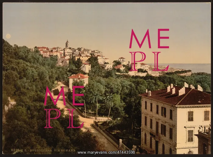 : Via Romana, Bordighera, Riviera : Via Romana, Bordighera, Riviera