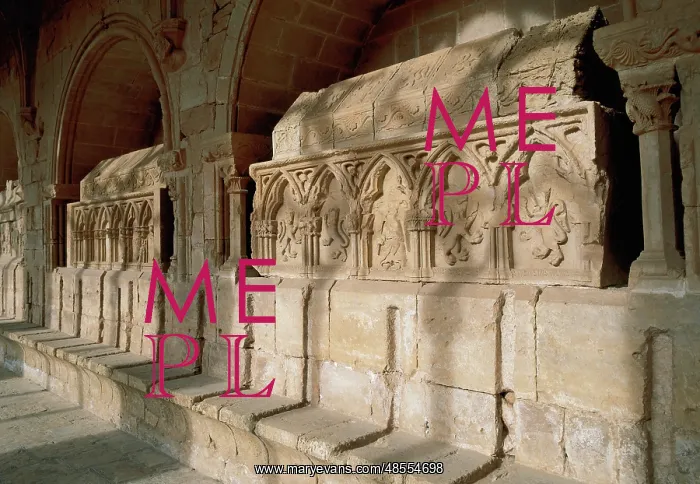 : Romanesque art. Monastery of Santes Creus. Tombs in gothic s : Romanesque art. Monastery of Santes Creus. Tombs in gothic s