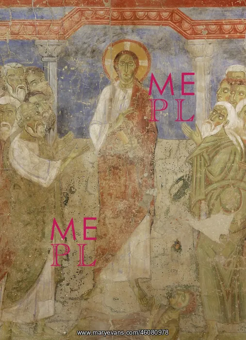 : Romanesque fresco in the monastery Lambach : Romanesque fresco in the monastery Lambach