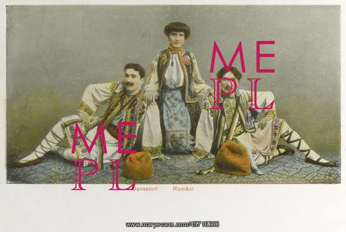  : Romania - Woman and Dancers