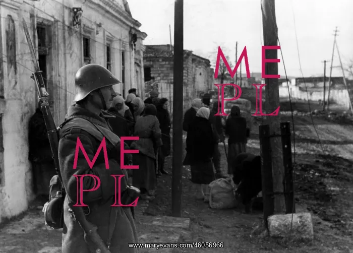  : Romanian sentry in Kerch, Crimea, 1943