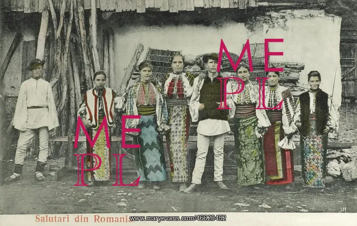  : Romanian Villagers - Traditional costume