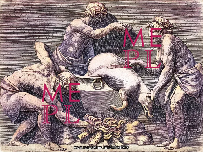  : ROMANS SLAUGHTER A PIG