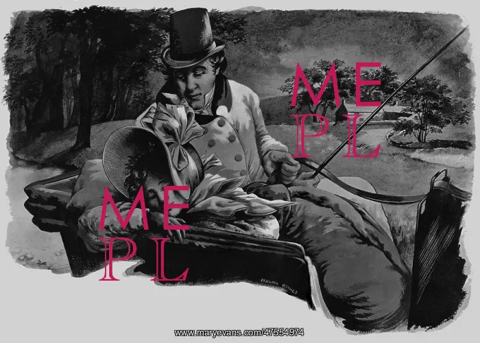 : Romantic 19th Century Couple : Romantic 19th Century Couple