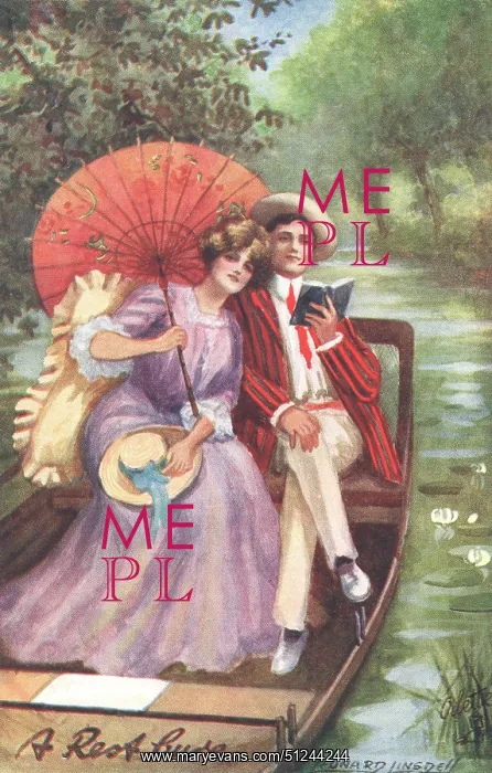 : Romantic Couple Boating : Romantic Couple Boating