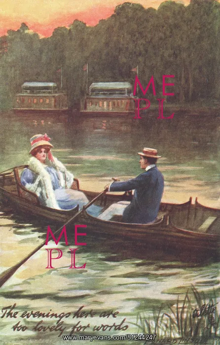 : Romantic Couple Boating : Romantic Couple Boating