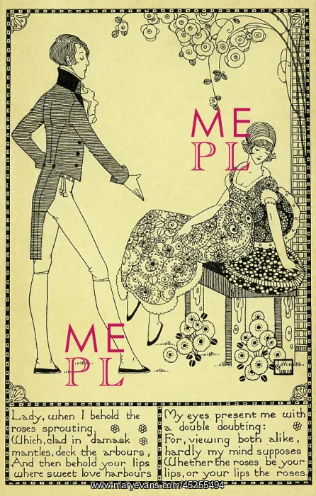 : Romantic Regency couple : Romantic Regency couple