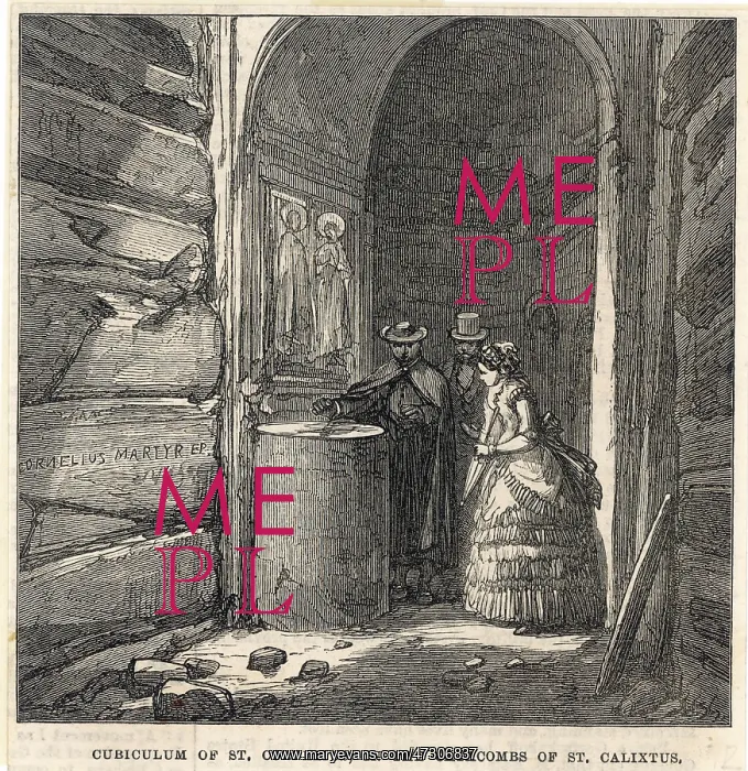  : ROME / CATACOMBS / 1872