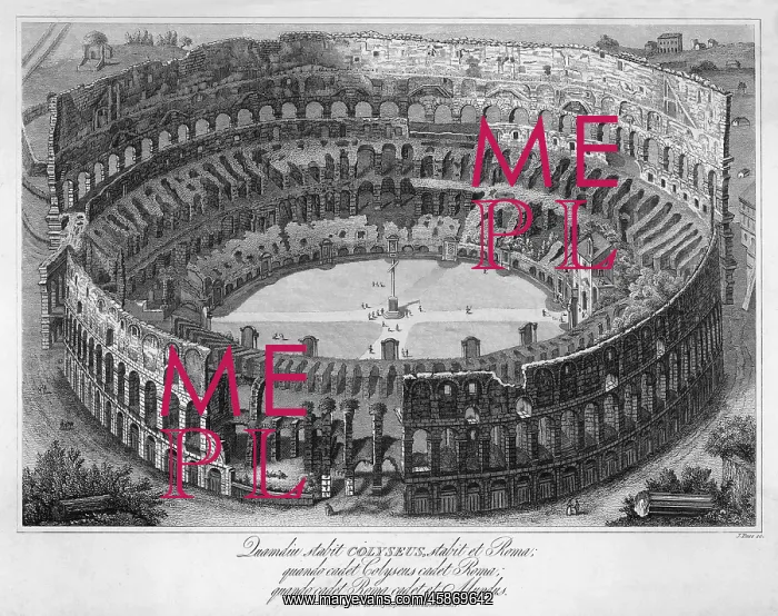 : ROME / COLOSSEUM 1827 : ROME / COLOSSEUM 1827