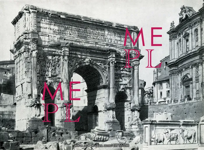  : Rome, Italy - Arch of Septimus Severus
