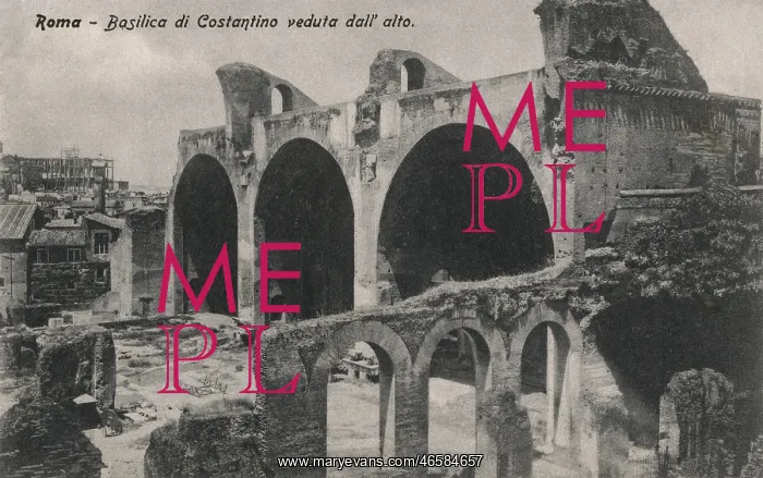 : Rome, Italy - Basilca of Constantine : Rome, Italy - Basilca of Constantine