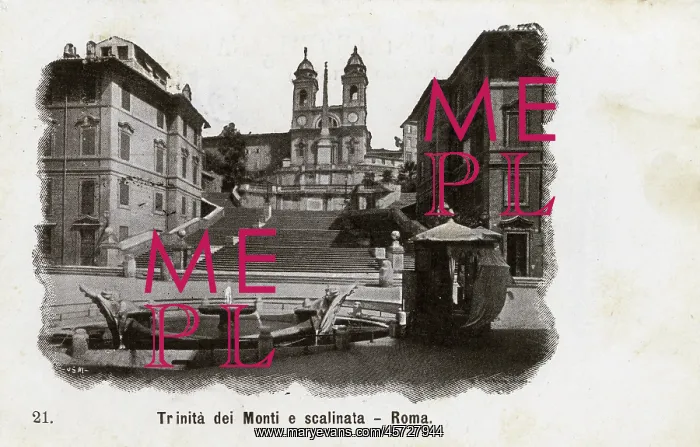 : Rome, Italy - The Spanish Steps : Rome, Italy - The Spanish Steps