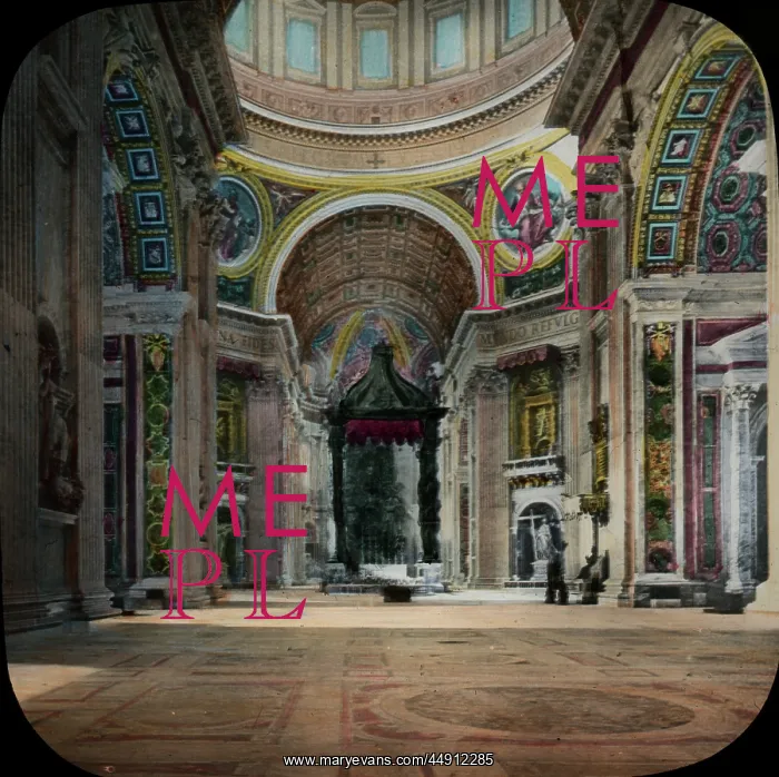 : Rome - Italy - St Peter's - the interior : Rome - Italy - St Peter's - the interior