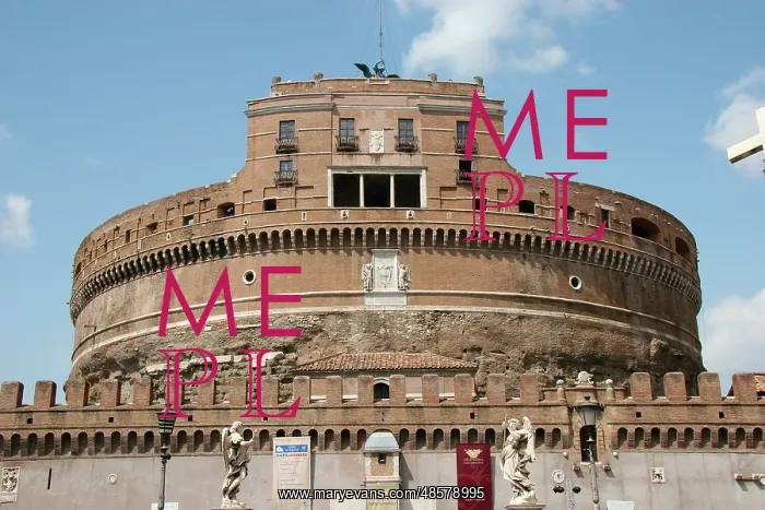 : Rome. Mausoleum of Hadrian, usually known as the Castle Sant : Rome. Mausoleum of Hadrian, usually known as the Castle Sant