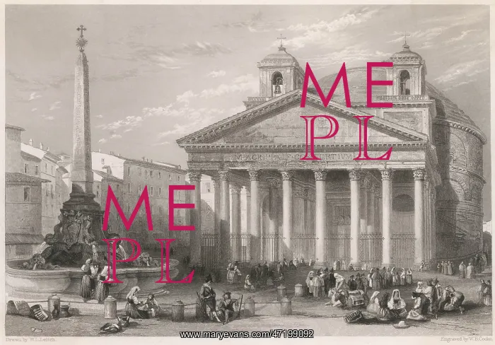 : ROME / PANTHEON C1835 : ROME / PANTHEON C1835