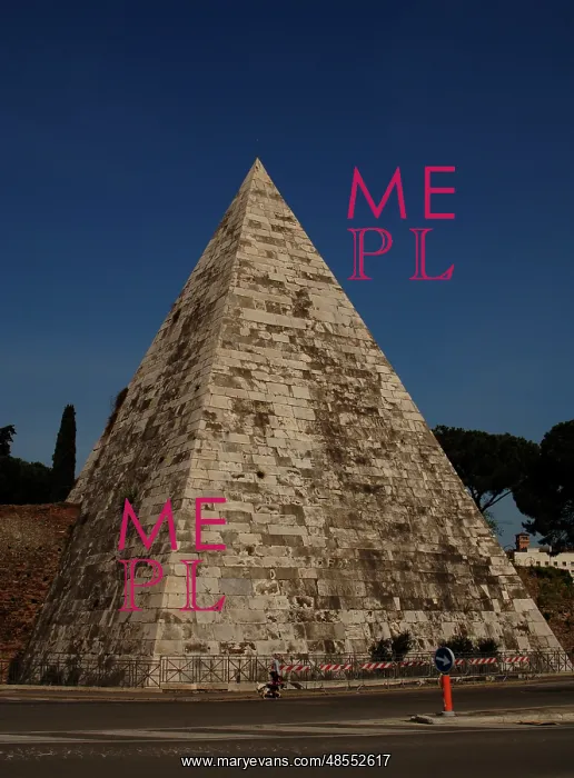  : Rome. Pyramid of Cestius