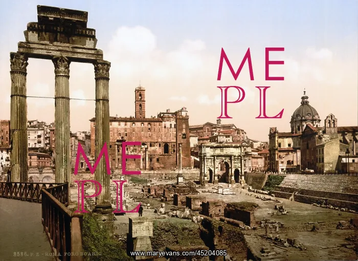 : Rome, Ruins of the Forum Boarium, Rome, ? : Rome, Ruins of the Forum Boarium, Rome, ?