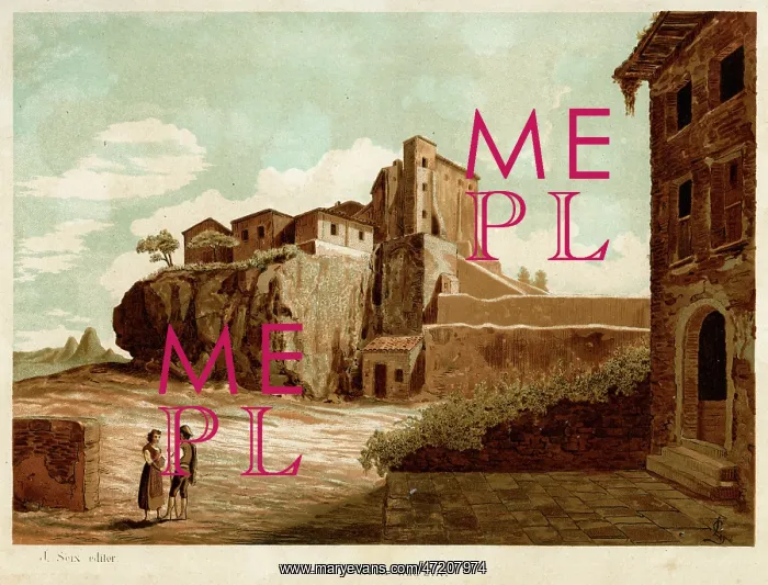 : ROME / TARPEIAN ROCK 1891 : ROME / TARPEIAN ROCK 1891